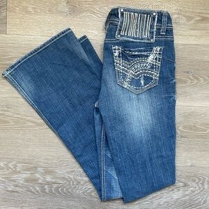 Vintage Y2K Hydraulic Blue Embellished Denim Jeans